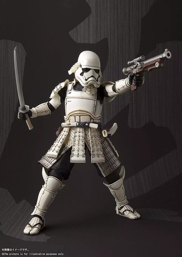 Star Wars Movie Realization Ashigaru First Order Storm Trooper Figure Bandai - Picture 9 of 10