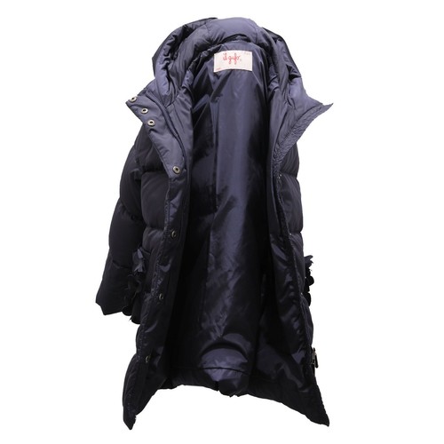 1232AF giubbotto bimba girl IL GUFO blue down padded jacket kid - Picture 4 of 4