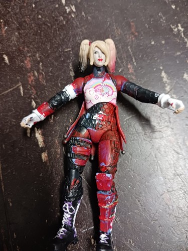 3.75" multiverse arkum spin master Harley Quinn Injustice Dc Collectibles custom - Picture 5 of 14