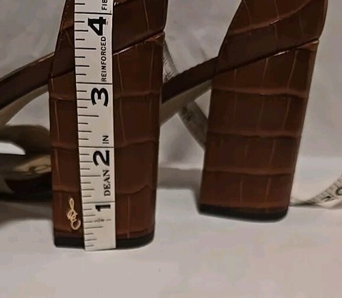 Sam Edelman Woman's Daniella Ankle Strap Block Heels Size 10.5 - Foto 16 di 16