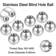 Stainless Steel Ball Nut Thread Half Hole M2/M2.5/M3/M4/M5/6/8/10/12/14/16/18/20