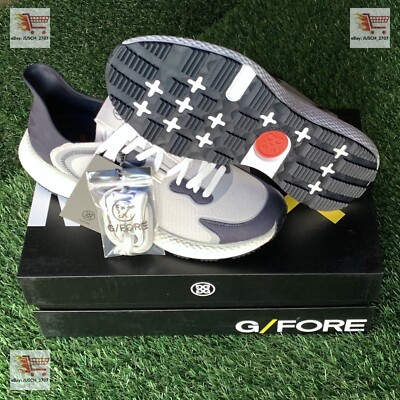 G/Fore GFORE G4 MG4x2 Limited Golf Running Shoe Sneakers   9.5   Gray Black