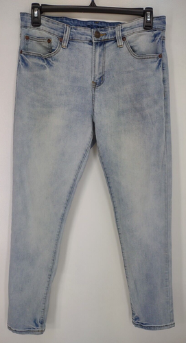 Pantalones de mezclilla para hombre Rue 21 talla 34 x 30 Supreme Flex ajustados bolsillos elásticos azules - Imagen 5 de 12