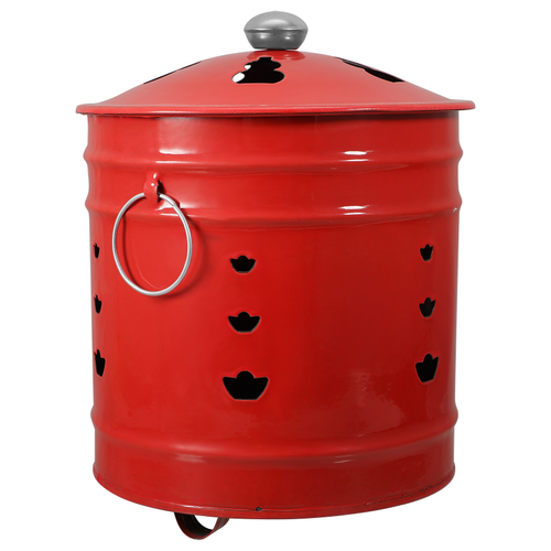 Fire Pit Incinerator Burning Bucket Cage Bonfire Fireplace Can Outdoor Garden - Picture 5 of 7