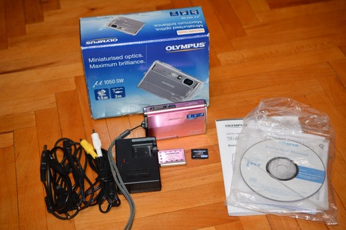 Olympus mju 1050SW Pink 10.1 MP Compact Digital Camera JAPAN - Picture 4 of 24