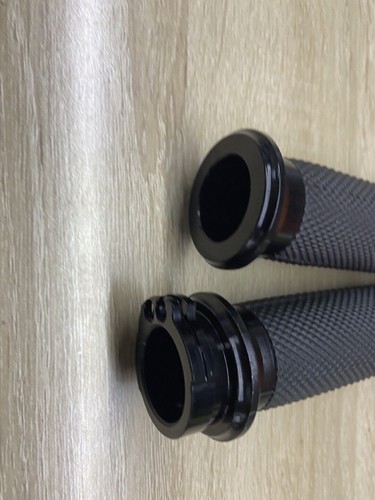 1" Motorcycle Handle Bar Hand Grips Fit For Harley Honda Yamaha Kawasaki Suzuki - Picture 12 of 12