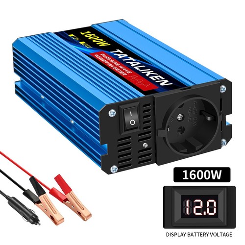 2200W 3000W 4000W EU Pure Sine Wave 12V 220V 50HZ Dc to AC Portable Car Inverter - Picture 11 of 23
