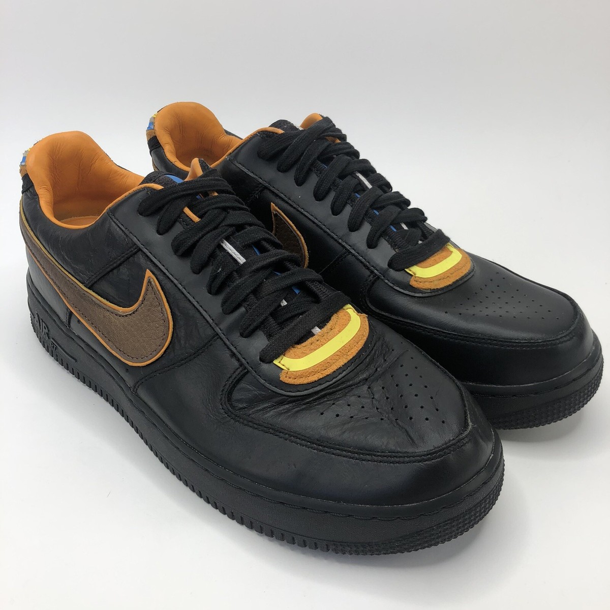 677802 020 Nike Air Force 1 SP Riccardo Tisci RT Black Brown Low Cut Men s 13 eBay