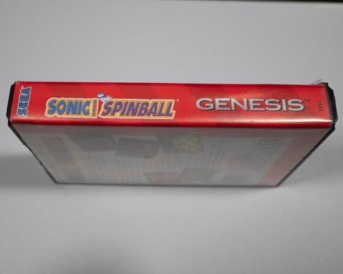 Sonic Spinball (Sega Genesis, 1993) CIB Completo *estuche roto* Cubierta probada - Imagen 10 de 10