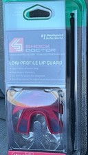 Shock Doctor Low Profile Lip Guard, Adult Gel-Fit Mouth Guard For Contact Sports