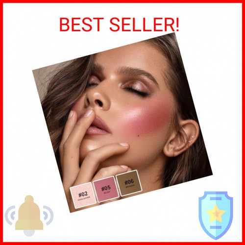 3 Pcs Cream Contour Stick Makeup Kit, Shades with Highlighter Stick, Blush Stick - Picture 2 of 2