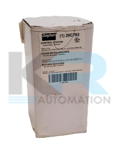 NEW Dayton 20C793 Push Button Control Station Start/Stop 25mm IP40 10A 600V