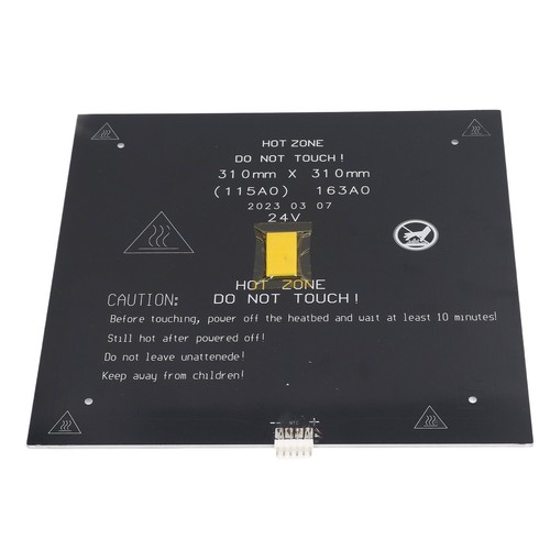 Heizbett Für 3D-Drucker 2 4 Ω 310 X 310 X 3 Mm Schnell Aufheizendes Aluminium-He - Afbeelding 5 van 22