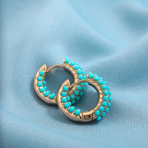 Aretes Aritos de Mujer Elegantes Argollas Pendientes Ideal Fiesta Gala Noche Dia - 第 8/8 張圖片