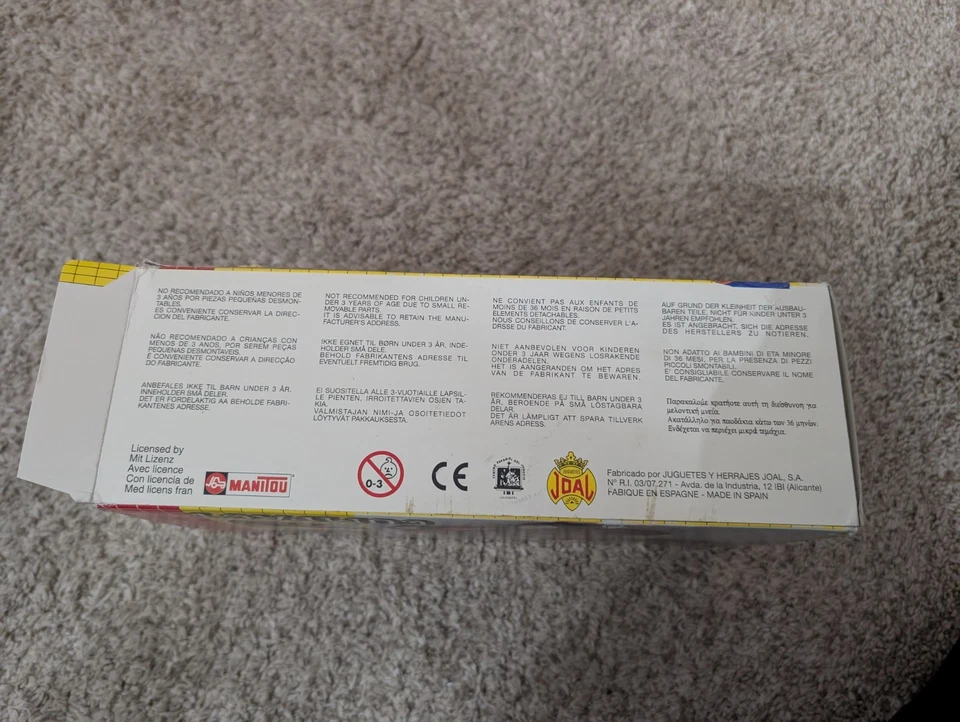 Carretilla elevadora telescópica Joal Manitou MSI 50 rara excavadora, diecast 1/25 Foto 4 de 4