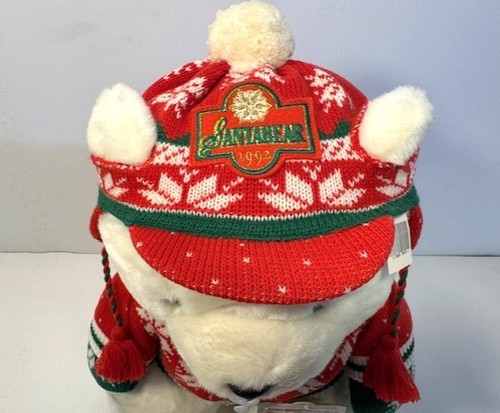 Vintage Dayton Hudson 1992 Music Santa Bear Collectible Plush Bear With Bag - Picture 4 of 12