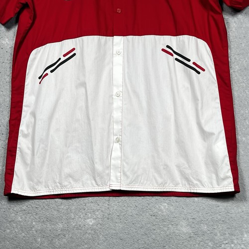 Puma Scuderia Ferrari F1 Team Crew Pit Shirt Button Up Men’s XL Red Formula One - Picture 5 of 16