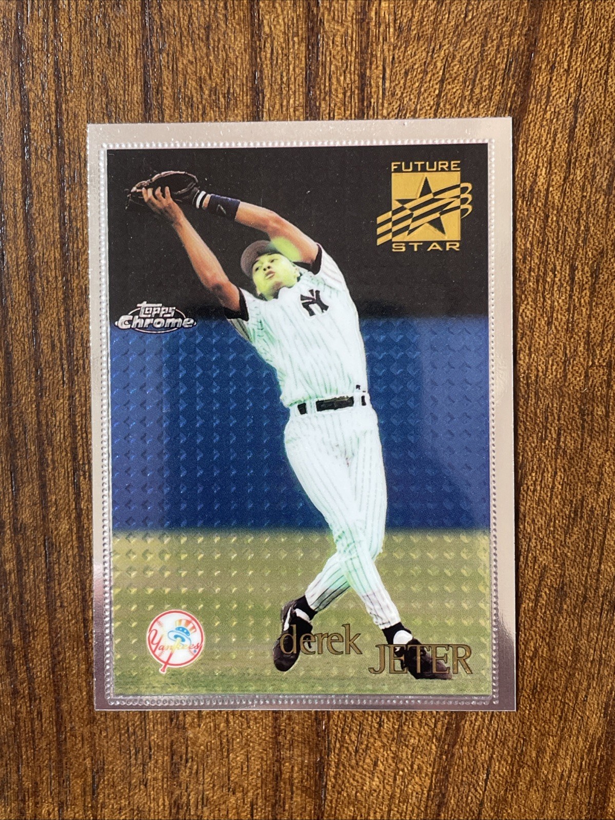 1996 FIRST Topps Chrome FUTURE STARS #80 Derek Jeter Yankees HOF RARE ROOKIE RC