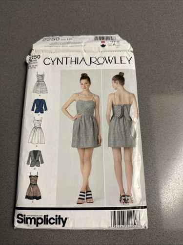 Simplicity 2250  Sewing Pattern Misses Dress Size 6-14 Uncut Vintage Style - Picture 1 of 5
