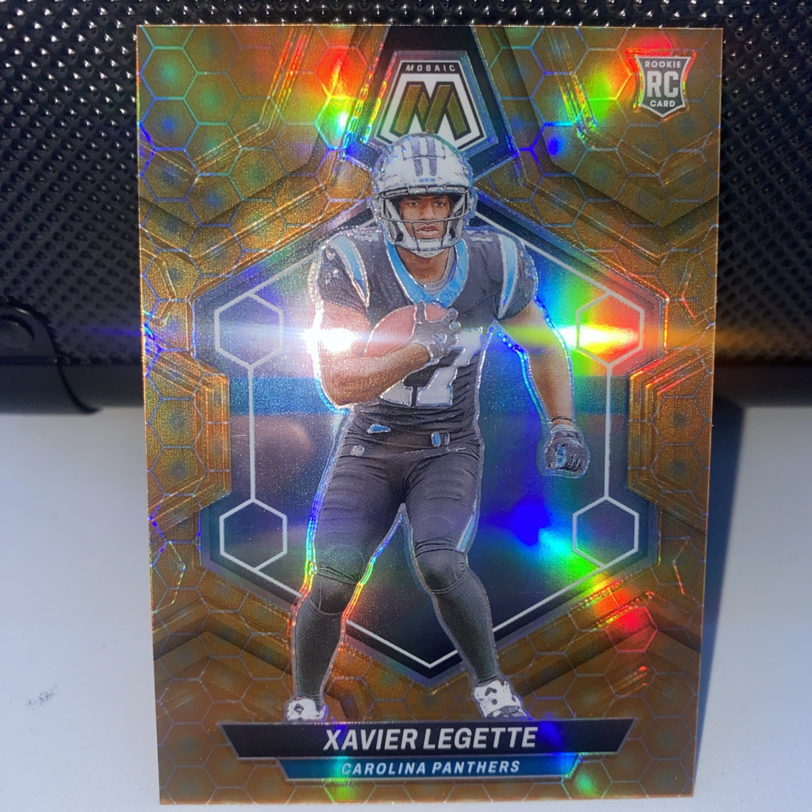 2024 Mosaic Xavier Legette Honeycomb Prizm Rookie Card RC #332 Panthers