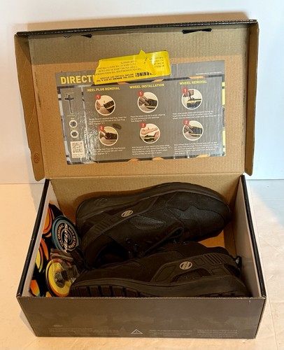 Heelys Force Youth Size 3 USA , Black Style 770837H, Unisex Shoes, Sneakers EUC - Picture 7 of 7