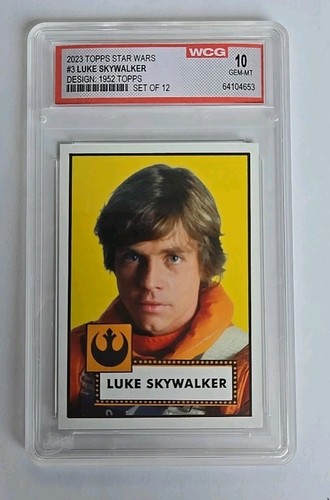 2023 Topps Star Wars Throwback Thursday #3 Luke Skywalker WCG 10 Gem-MT Card - Bild 1 von 2