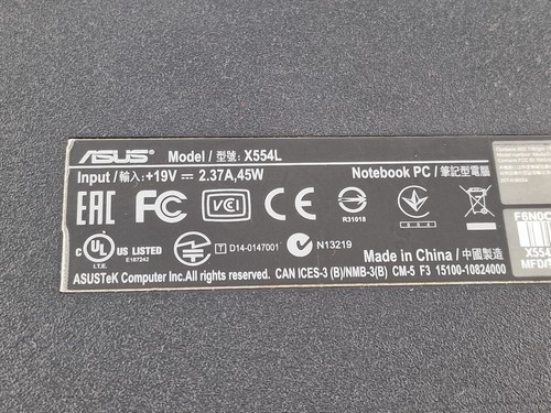 Coque arrière Asus X554L couvercle 13N0-R7A1C11 - Afbeelding 4 van 15