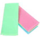  4 Stück Universal-Badetuch, langer Waschlappen, festes Badetuch, Duschtuch für