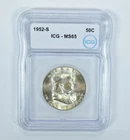 1952-S Franklin Half Dollar MS65 ICG *1544