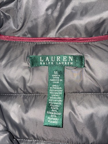 Lauren Ralph Lauren dunkelgrau anthrazit gefütterte Jacke Damen Med. " Tolle Form! - Bild 5 von 8