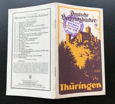 Deutsche Verkehrsbücher 18 Thüringen,  Titel Richard Friese, Reichsbahn um 1914 - Bild 1 von 4