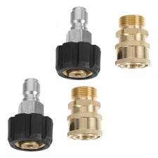 2 Sets Pressure Washer Connections High-pressure Cleaner Hose Fittings
