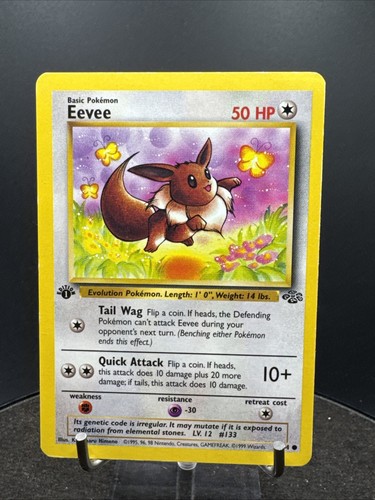 Pokemon TCG Eevee 51/64 Jungle First Edition Pokémon