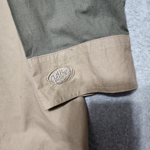 TAG Safari Shooter Camicia Uomo Spalla Grande Patch Caccia Big Game Dr. Pepper - Foto 13 di 15