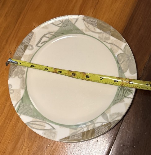 Corelle STRUKTURIERTE BLÄTTER Set Abendessen Mittagessen Brotteller & Schüsseln 30+ Teile - Bild 8 von 10