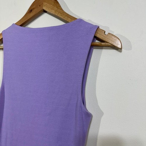 Kookai Lavender Purple Maxi Bodycon Dress Cut Out Sleeveless 0 AU 8 Party Formal - Picture 19 of 19