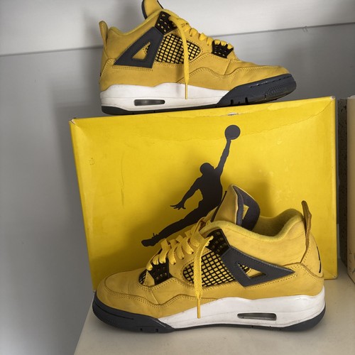 Size 6.5 - Jordan 4 Retro Mid Lightning - Picture 2 of 8
