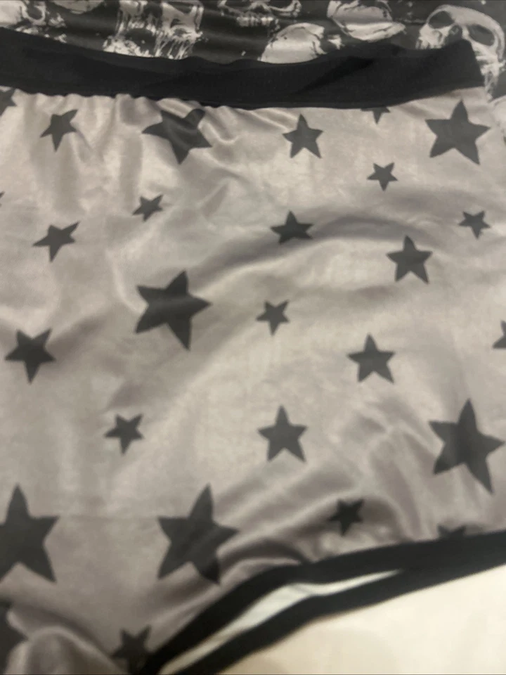 Morvia boy shorts Women’s underwear skull Star Crosses Lot Of 3 Sz Medium - Image 3 of 4