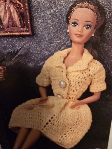 OCIO ARTES OFICINA A NOCHE MODA MUÑECA ARMARIO GANCHILLO - Imagen 5 de 9