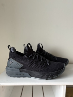 Women Size 8 - Under Armour Project Rock 3 Black Pitch Grey
