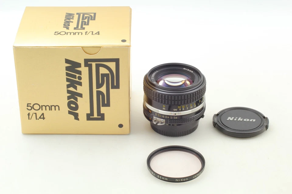 [ESTADO PERFEITO na Caixa] Lente Nikon Nikkor Ai-s Ais 50mm f1.4 MF FM FE F3 do Japão - Imagem 3 de 4
