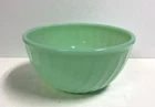 VINTAGE ANCHOR HOCKING FIRE KING JADEITE SWIRL 7" MIXING BOWL