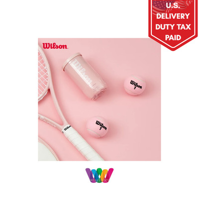 WILSON Limited Edition farbige Tennisbälle in Dosen (Set mit 6 Dosen x 2 Bällen)