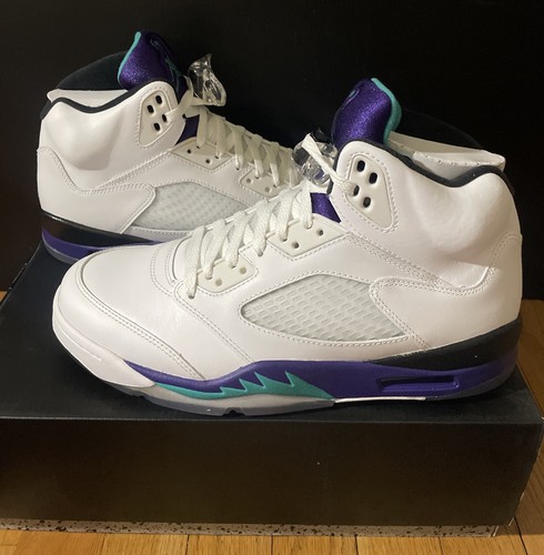 Size 9.5 - Jordan 5 Retro Grape 2013 New Fast Shipping - Picture 2 of 7