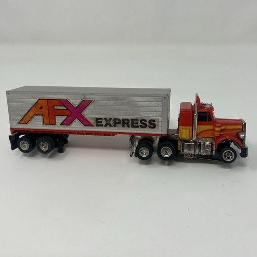 Semirremolque Aurora AFX Peterbilt vintage años 70 cabina y remolque AFX Express ¡coche ranurado!