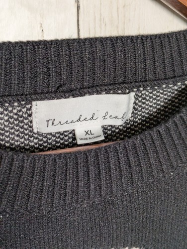 Suéter Dinosaurio Pixel Negro Blanco XL Extravagante Gráfico Tejido Acogedor Geek Gótico Lindo - Imagen 5 de 9