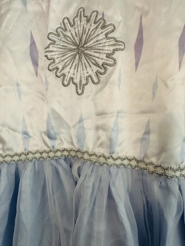 Disney Store Frozen Elsa Girls Nightgown With Robe Size 7/8 - Picture 6 of 7
