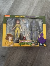 NECA Teenage Mutant Ninja Turtles April O   neil vs Foot Soldier Figures