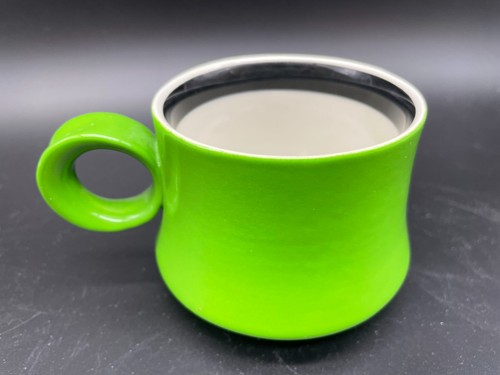 Mancioli Coffee Mug Set Lime Green Vintage, Choice of Mugs or Sugar Creamer Set - Picture 15 of 36