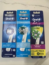 Oral-B Crossaction Max Clean Replacement Brush Heads  + Precision clean + Daily